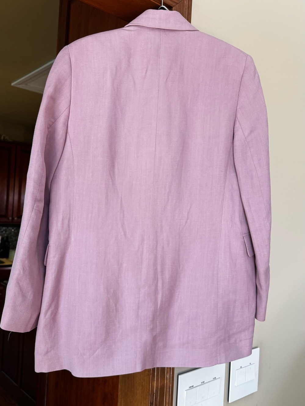 Zara Blush Pink Tailored Oversized Blazer NWOT - Picture 6 of 8